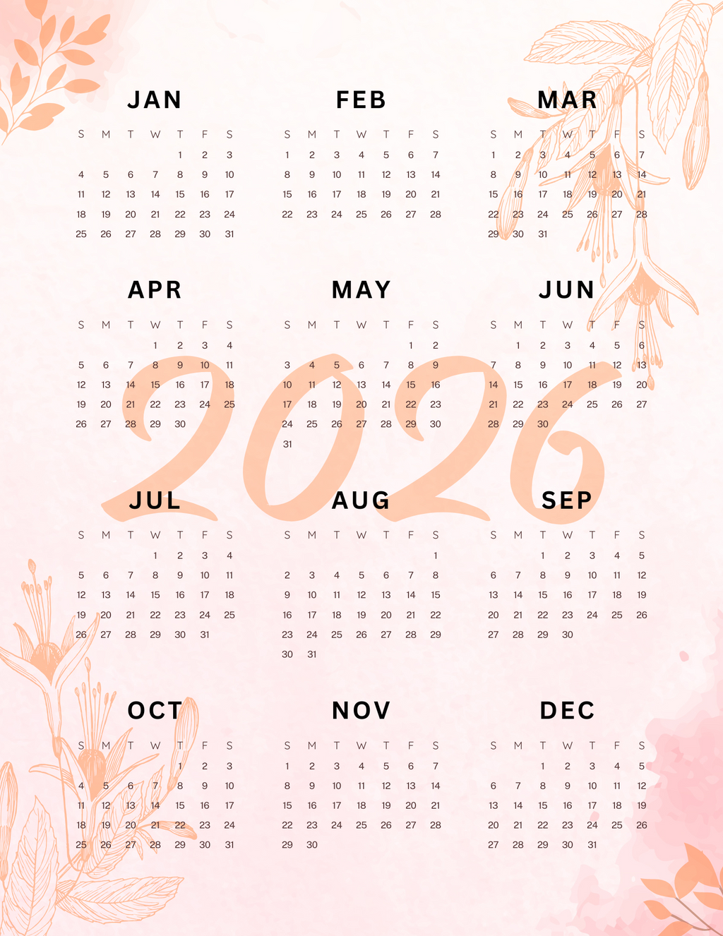 2026 ADHD Cleaning Planner – Printable & Editable PDF for Organized Home