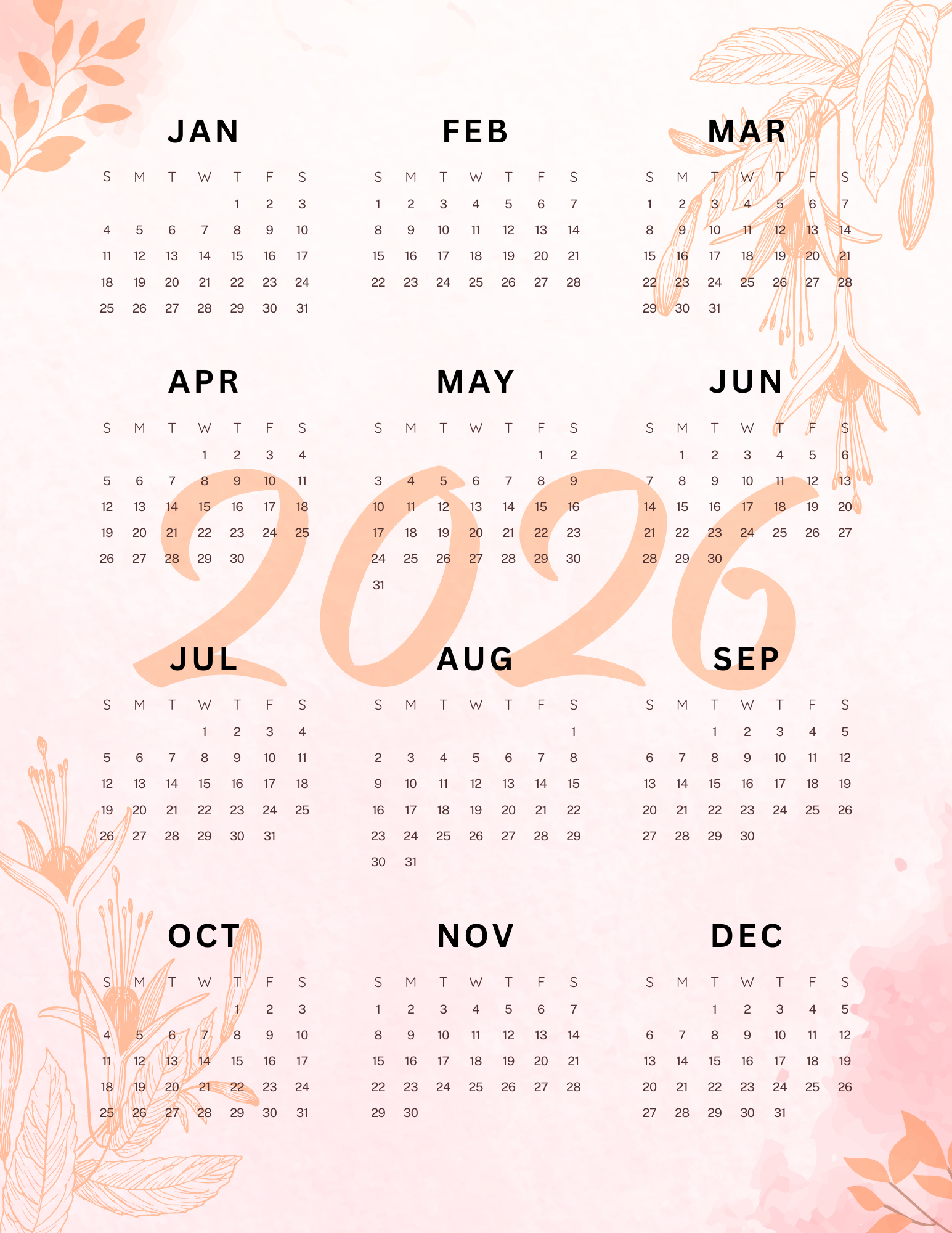 2026 ADHD Cleaning Planner – Printable & Editable PDF for Organized Home