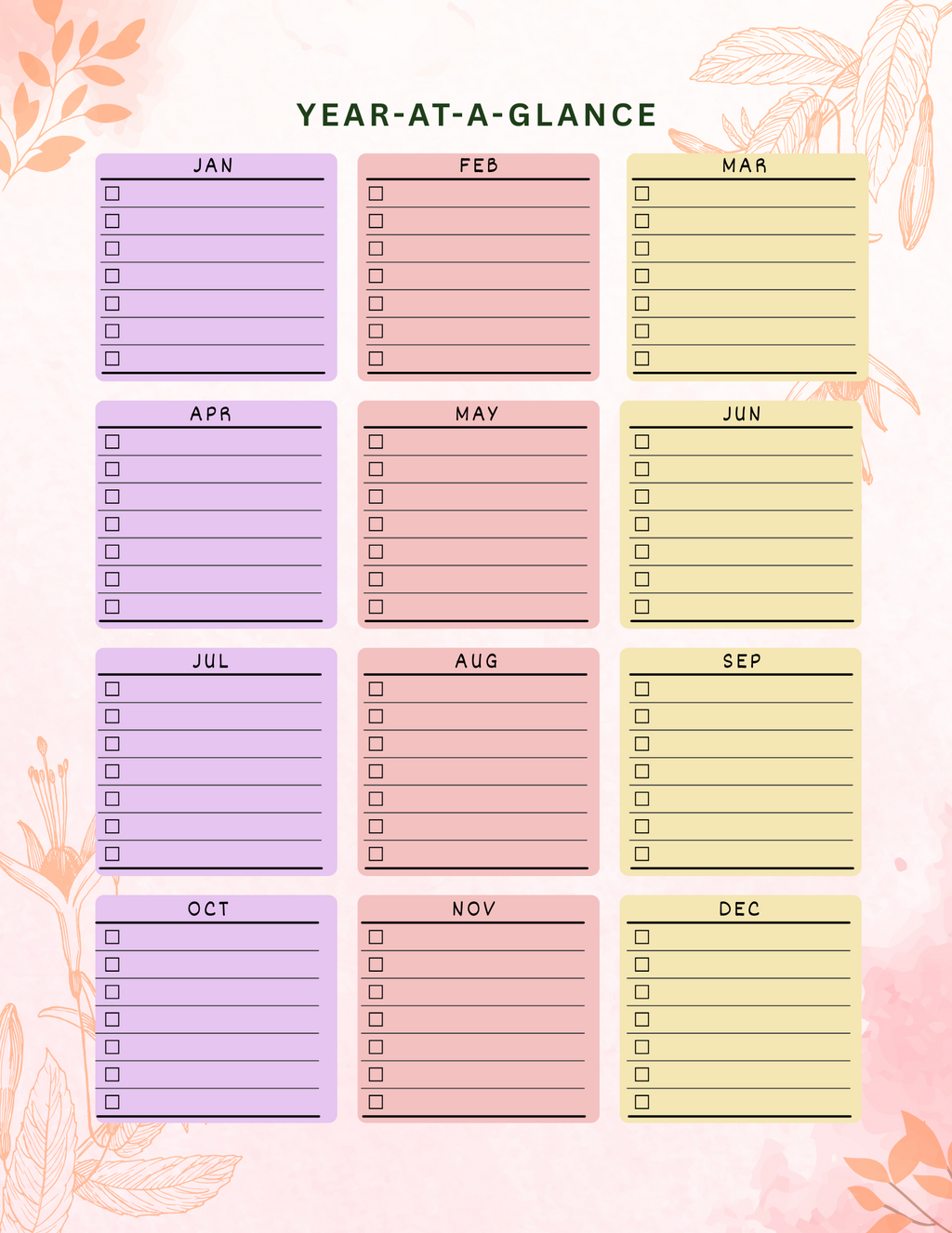 2026 ADHD Cleaning Planner – Printable & Editable PDF for Organized Home